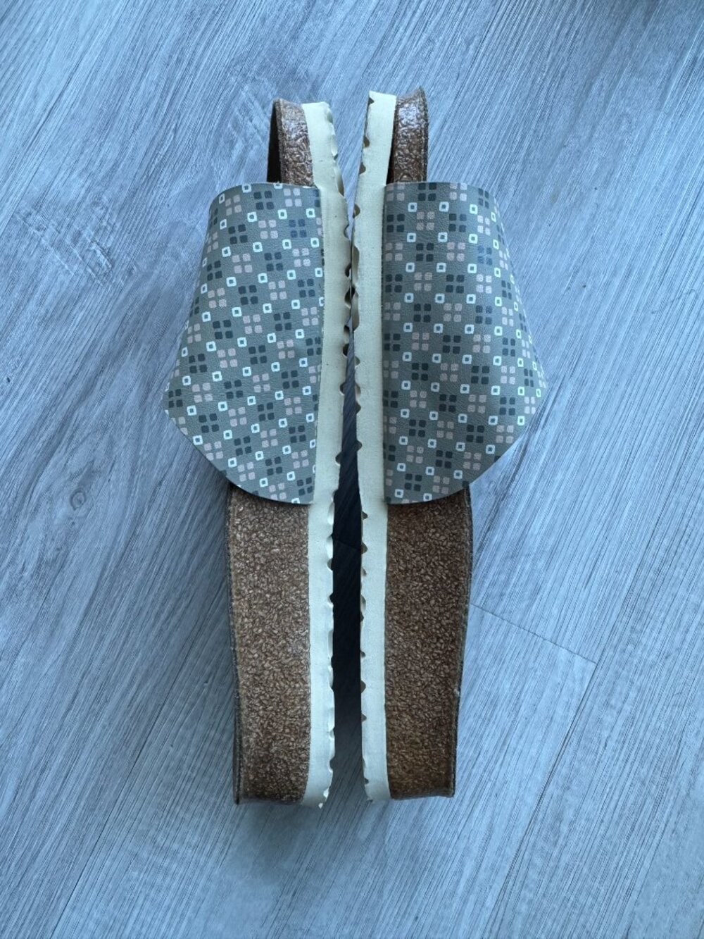Birkenstock Papillio Catalina Sandals Geometric Print EU 40 US 9–9.5 - Picture 6 of 9